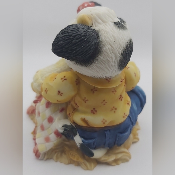 Vintage 1995 Enesco Mary Moo Moos "Hay let's cud-dle" figurine - Picture 2 of 6
